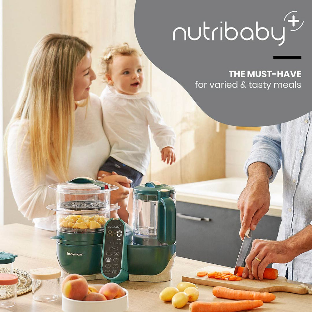 babymoov Nutribaby (+) - Opal Green-Food Processors-Opal Green- | Natural Baby Shower