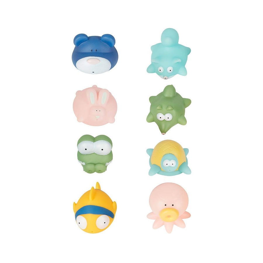Badabulle Squirty Bath Toys - 8 Pack-Bath Toys- | Natural Baby Shower