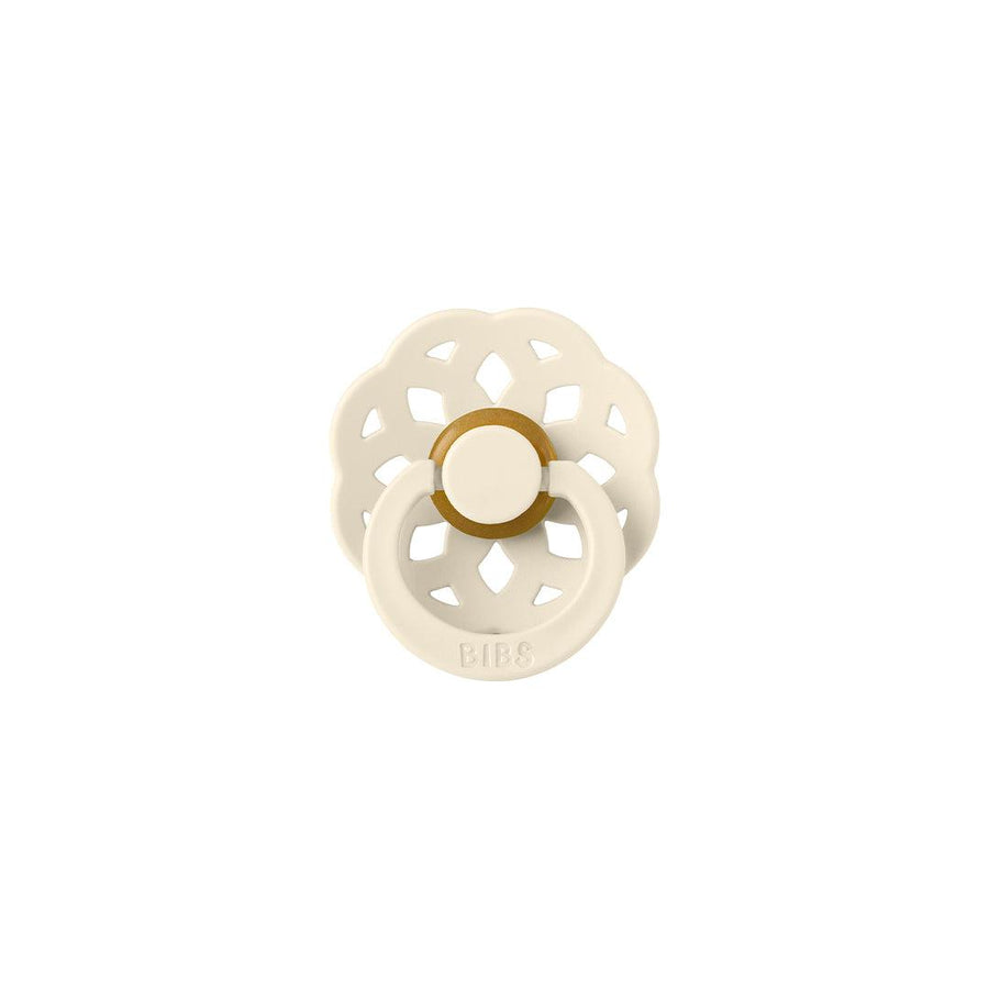 BIBS Boheme Latex Pacifier - Ivory-Pacifiers-Size 1- | Natural Baby Shower