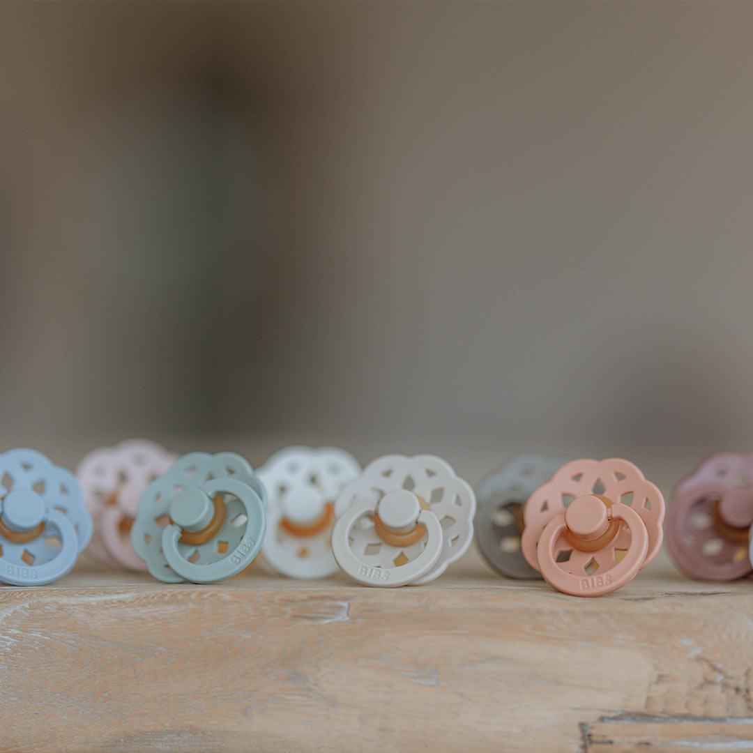 BIBS Boheme Latex Pacifier Ivory Natural Baby Shower