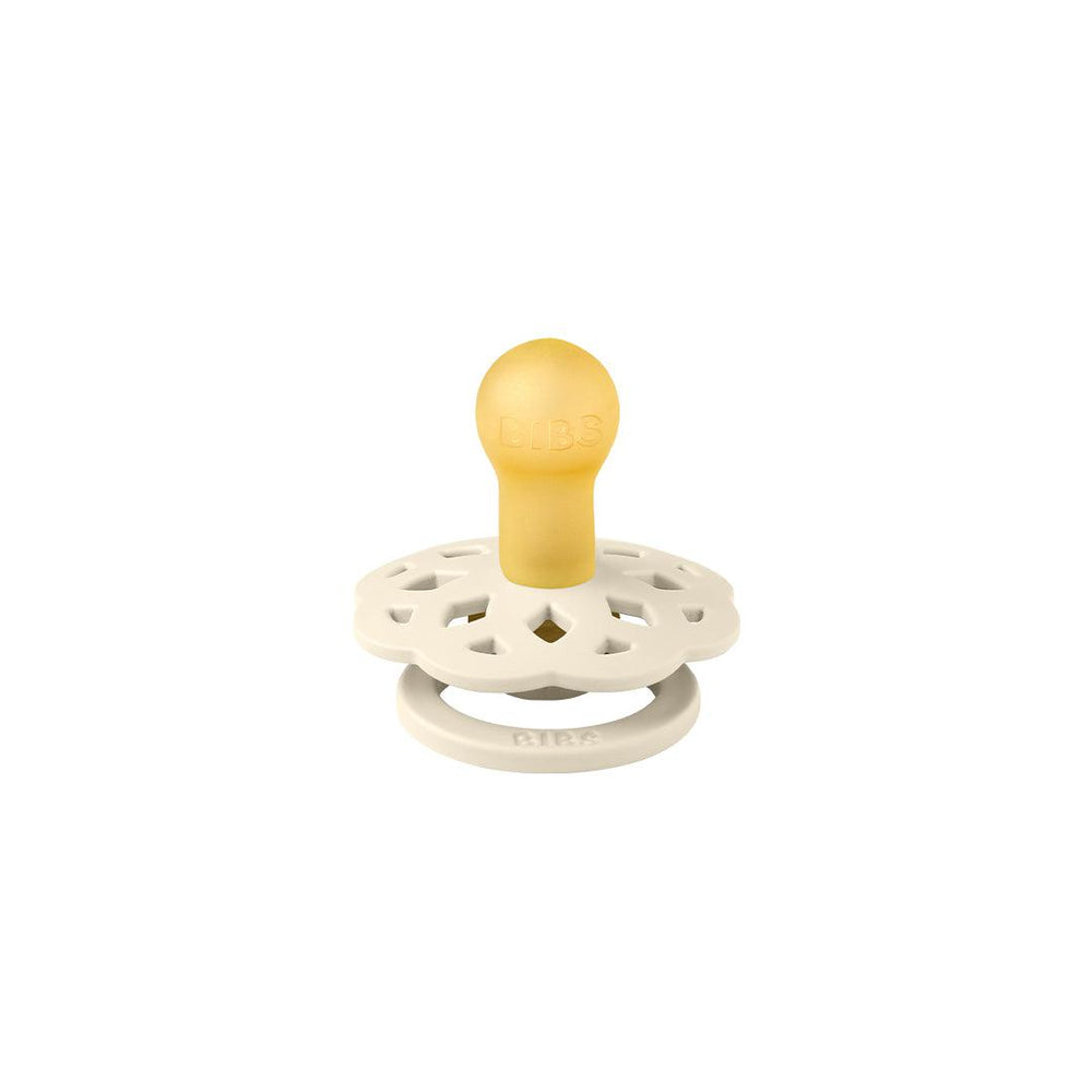 BIBS Boheme Latex Pacifier - Ivory-Pacifiers-Size 1- | Natural Baby Shower