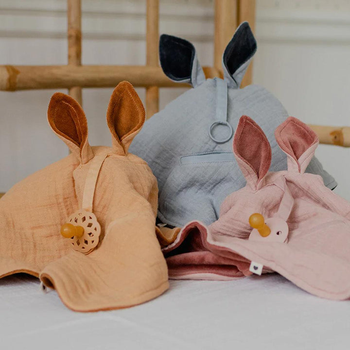 BIBS Cuddle Pacifier Cloth - Sage - Kangaroo-Pacifier Cloths-Sage- | Natural Baby Shower