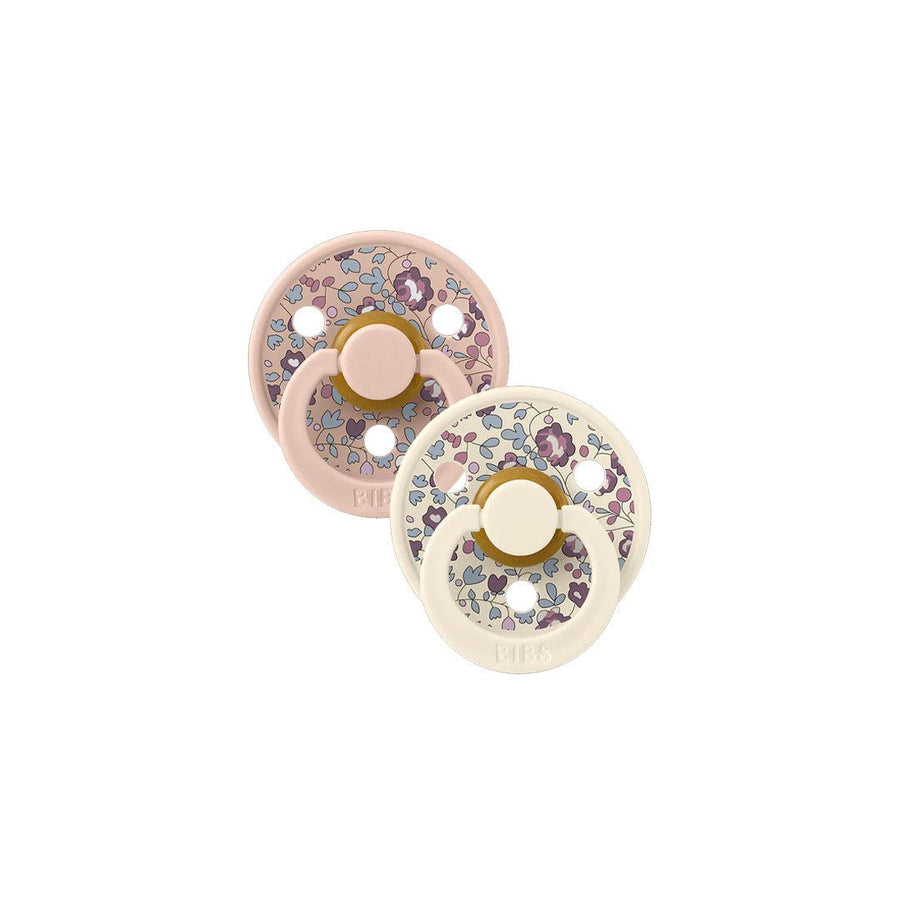 BIBS X LIBERTY Colour Latex Pacifier - 2 Pack - Blush Mix - Eloise-Pacifiers-Blush Mix-1 | Natural Baby Shower