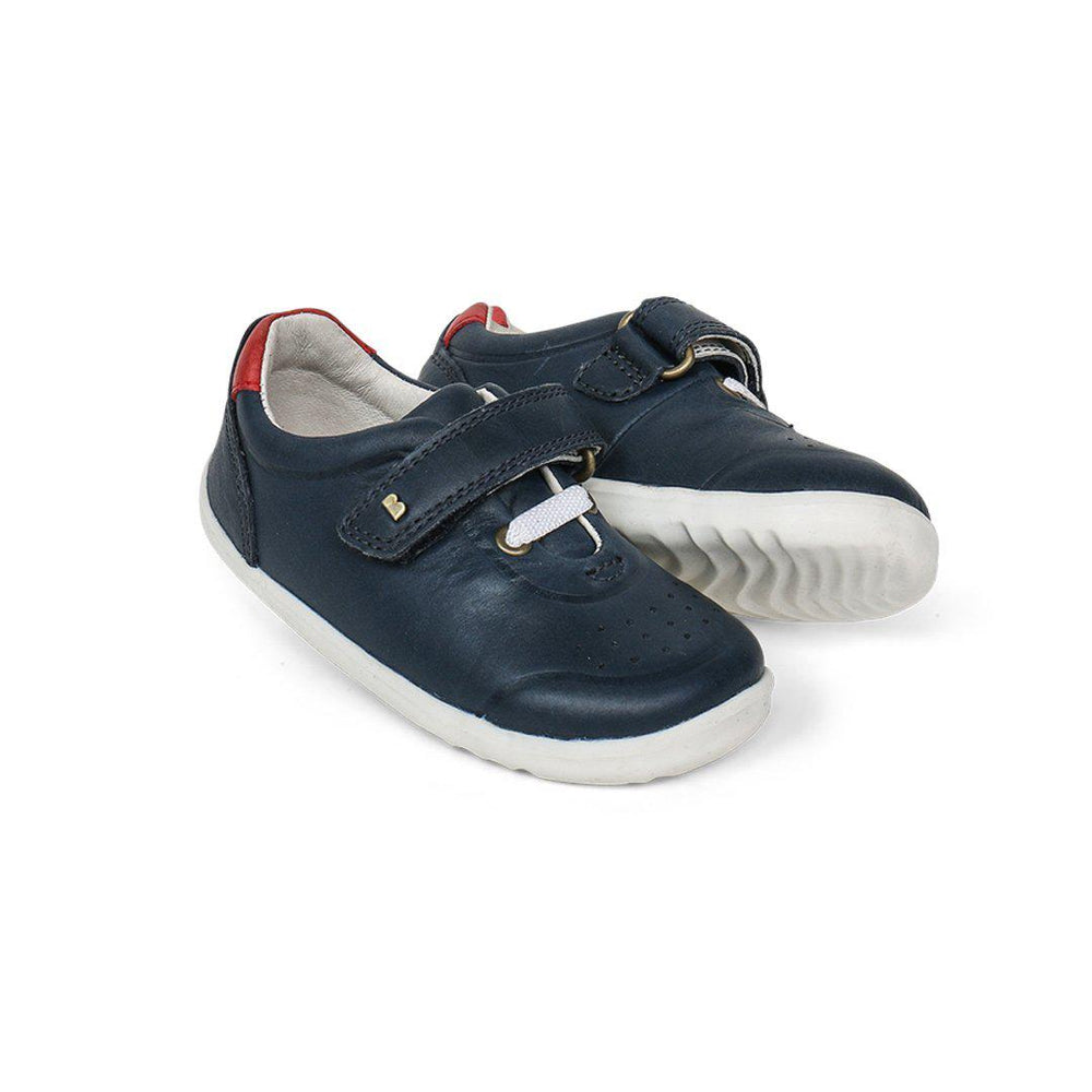 Bobux Step Up Ryder Trainers - Navy + Red-Trainers-Navy + Red-19 EU (3 UK) | Natural Baby Shower