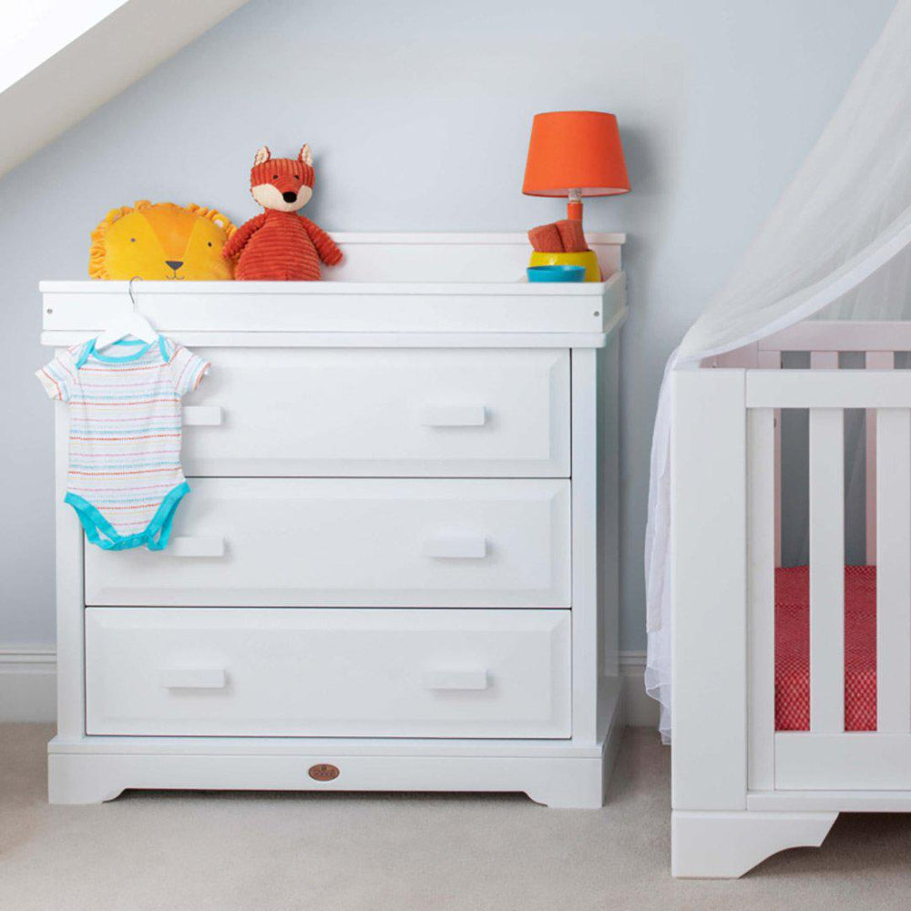 Boori Eton Convertible 2 Piece Nursery Set - White-Nursery Sets-White-No Mattress | Natural Baby Shower