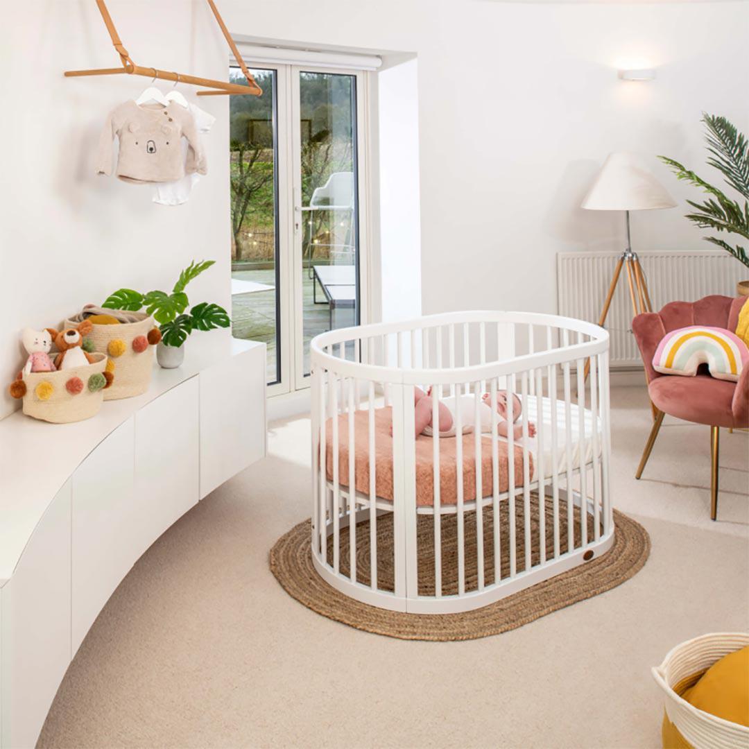 Boori Oasis 2 Piece Room Set - White-Nursery Sets-No Mattress- | Natural Baby Shower