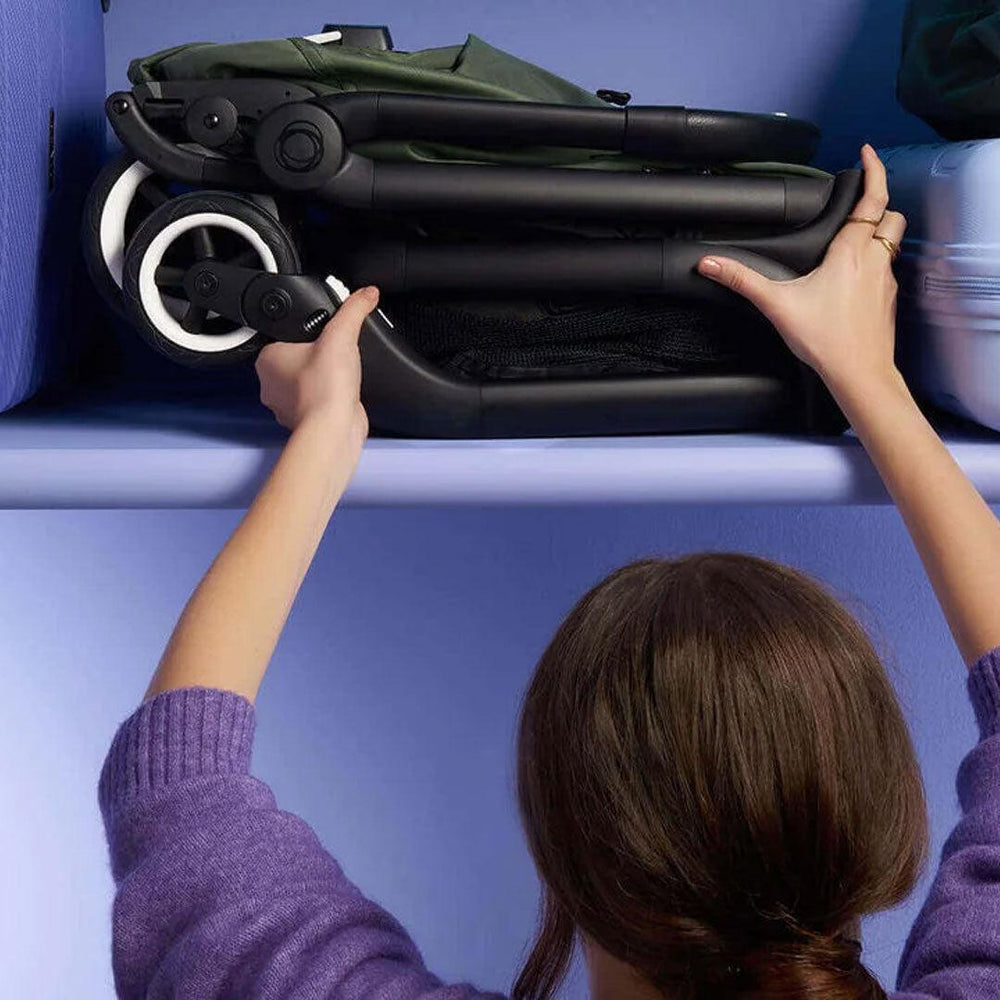 Bugaboo Butterfly Pushchair - Black/Forest Green-Strollers-With Bumper Bar- | Natural Baby Shower