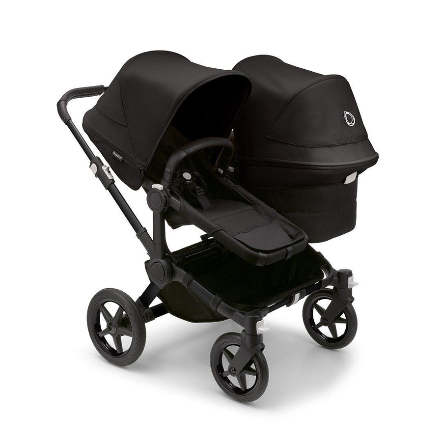 Bugaboo Donkey 5 Duo Pushchair - Black/Midnight Black-Strollers- | Natural Baby Shower