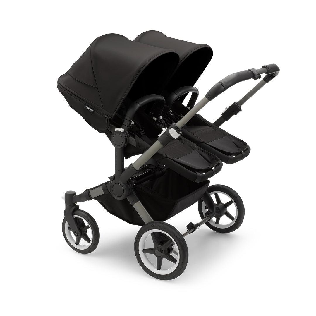 Bugaboo Donkey 5 Twin Pushchair - Graphite/Midnight Black-Strollers- | Natural Baby Shower