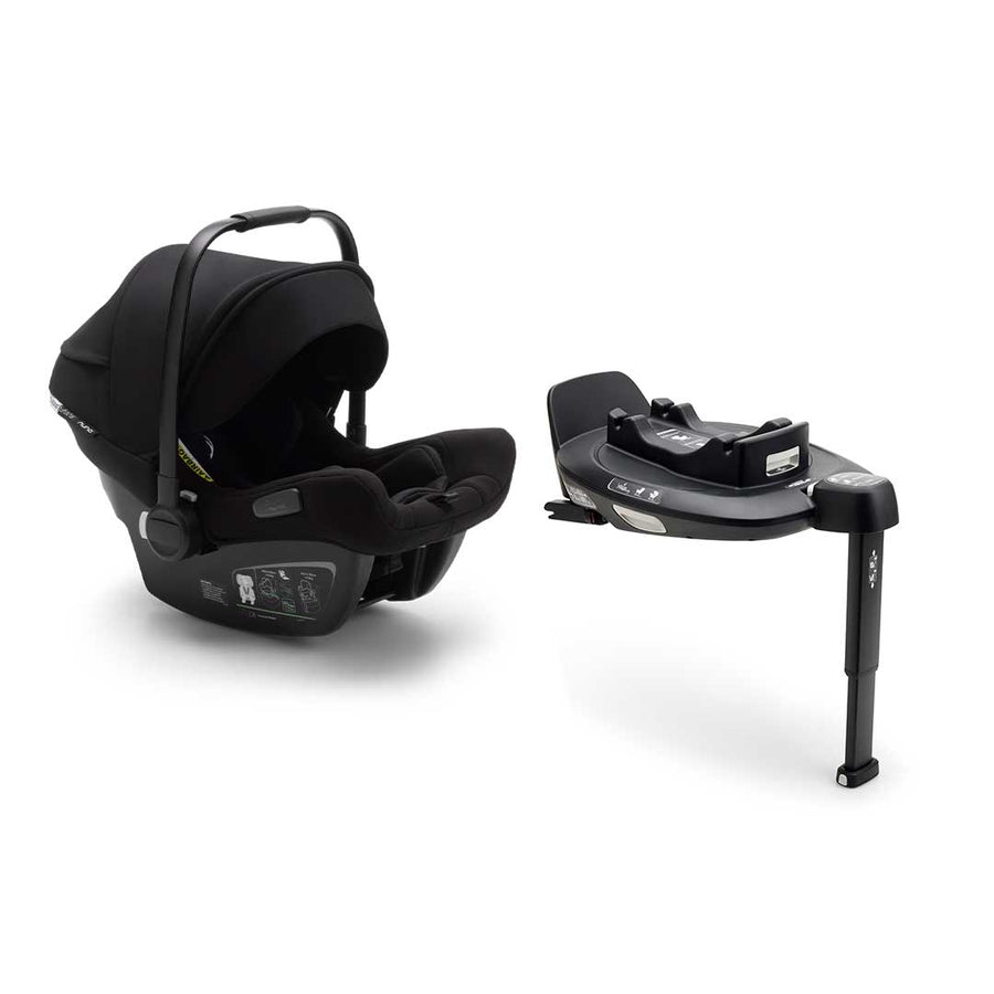Bugaboo Turtle Air Car Seat + 360 Base - Black-Car Seat Bundles- | Natural Baby Shower