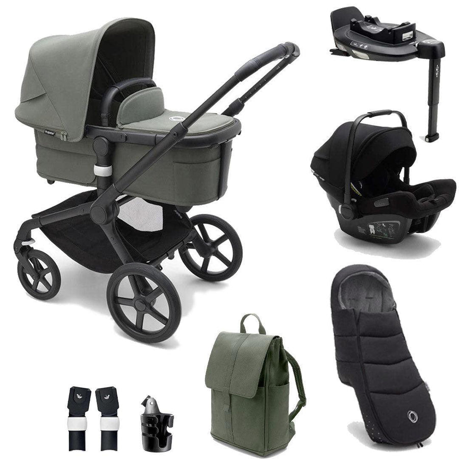 Bugaboo Fox 5 Ultimate Travel System - Forest Green-Travel Systems-Forest Green- | Natural Baby Shower