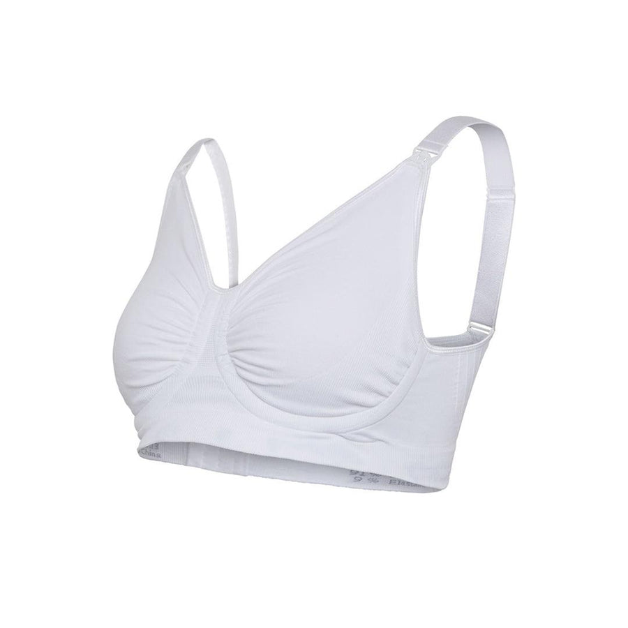 Carriwell Maternity + Nursing Bra with Carri-Gel Support - White-Nursing Bras-White-S | Natural Baby Shower