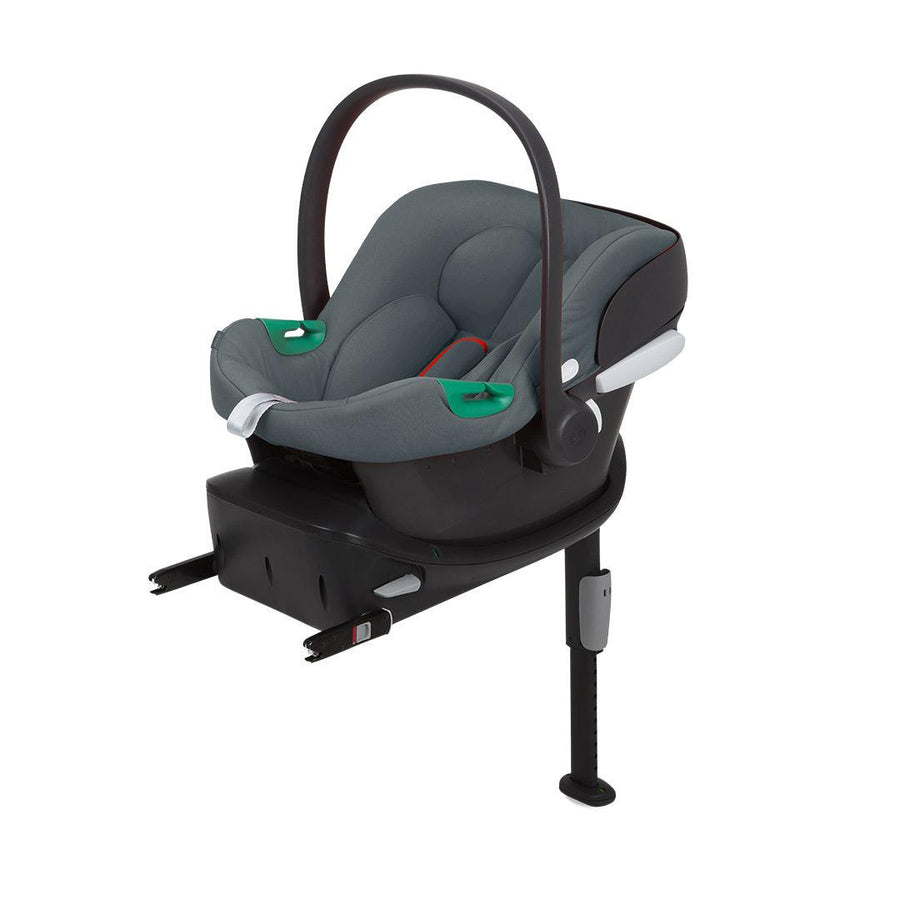 CYBEX Aton B2 i-Size Car Seat + Base One - Steel Grey-Car Seat Bundles- | Natural Baby Shower