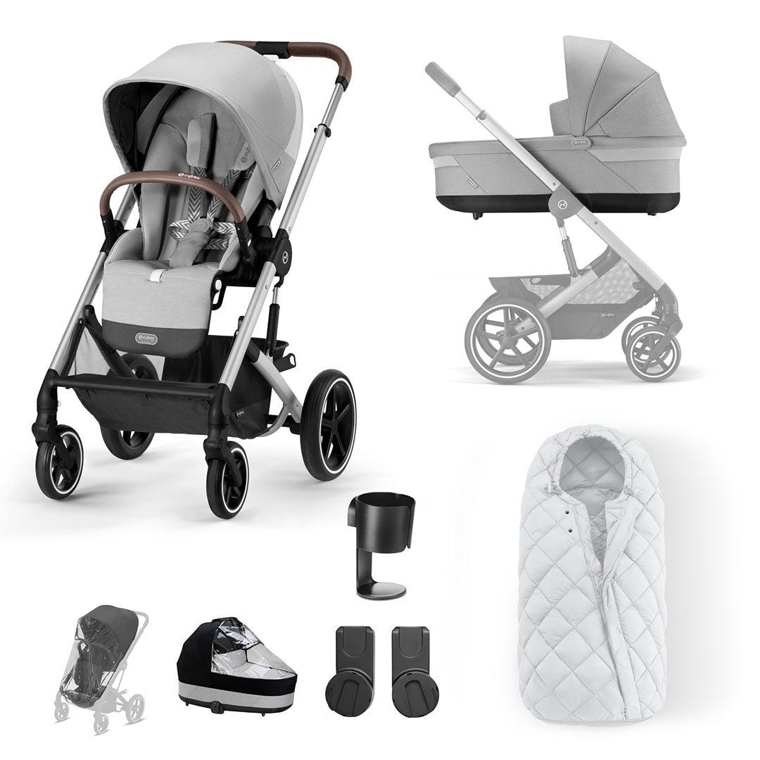 CYBEX Balios S Lux Essential Bundle - Lava Grey