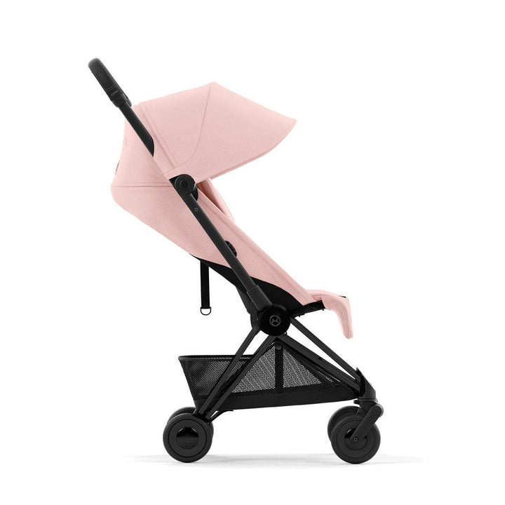 CYBEX Coya Compact Stroller - Peach Pink-Strollers-Peach Pink/Matt Black- | Natural Baby Shower