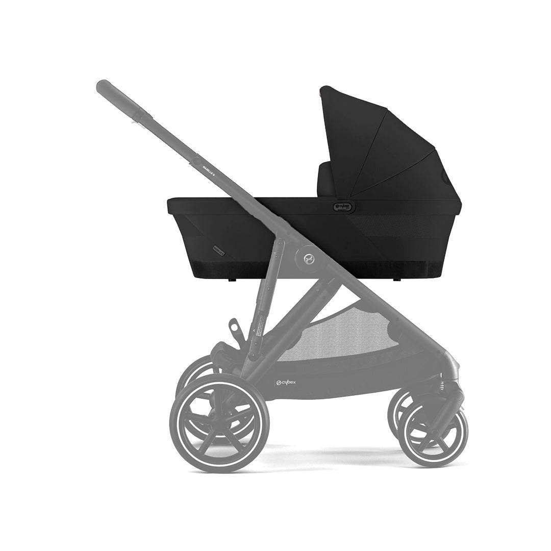 CYBEX Gazelle S Cot (2023) Moon Black Natural Baby Shower