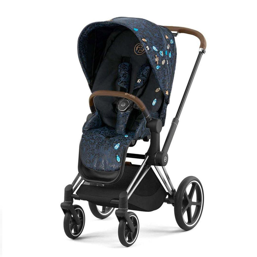 CYBEX Priam Pushchair - Jewels of Nature (2022)-Strollers-Chrome Brown-None | Natural Baby Shower