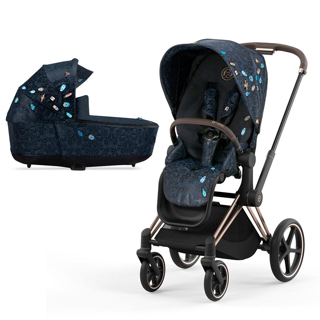 CYBEX Priam Pushchair - Jewels of Nature (2022)-Strollers-Rose Gold-Lux | Natural Baby Shower