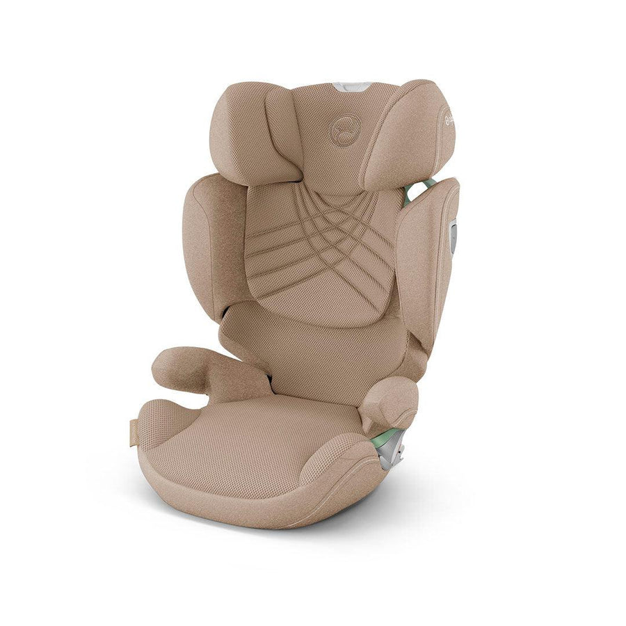 CYBEX Solution T i-Fix Plus Car Seat - Cozy Beige-Car Seats-Cozy Beige- | Natural Baby Shower