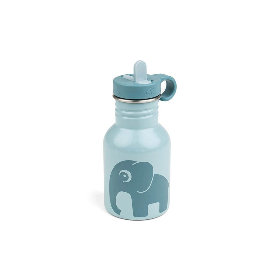 Done by Deer Metal Bottle - Blue - Elphee-Baby Bottles-Blue- | Natural Baby Shower