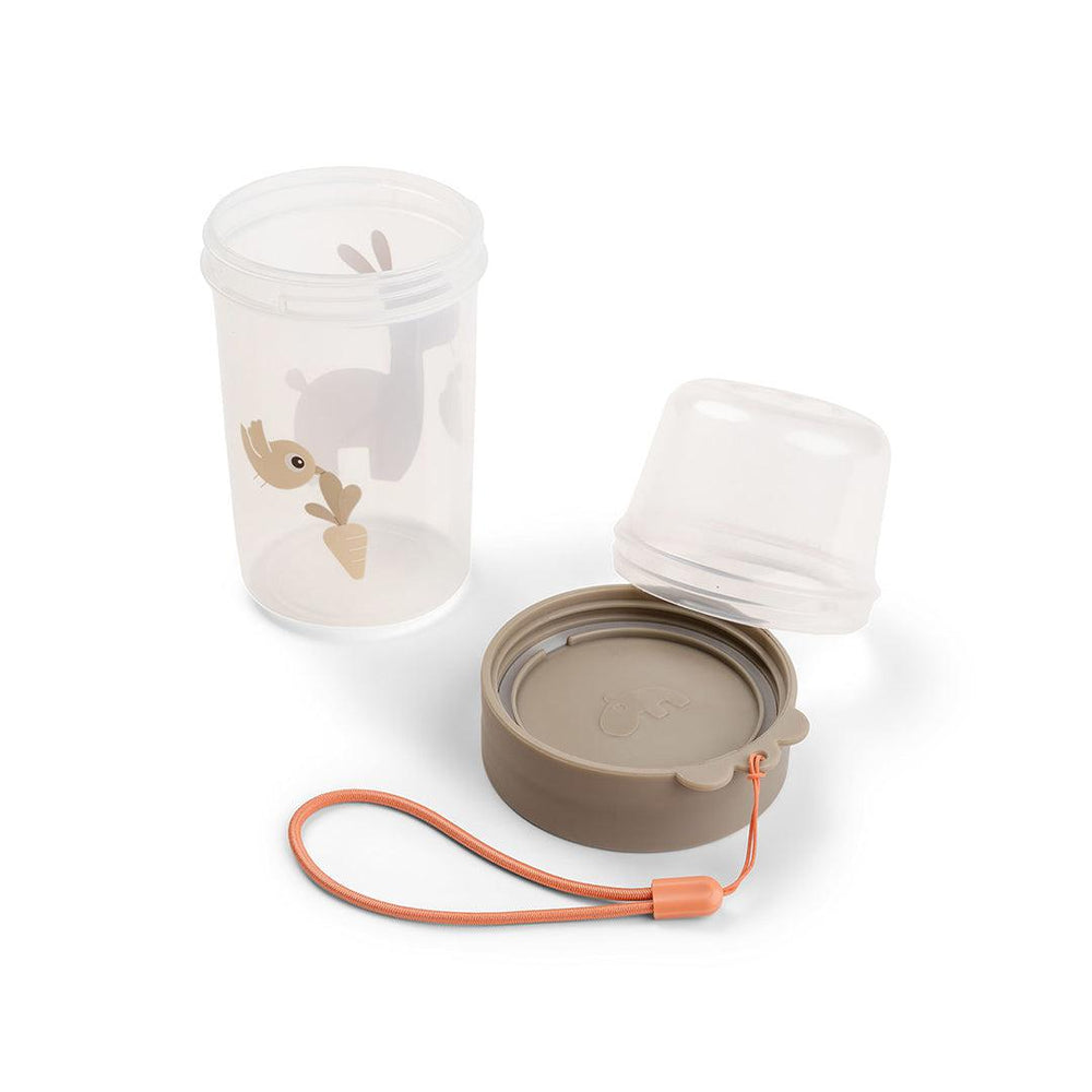 Done by Deer To Go 2-Way Snack Container - Sand - Lalee-Food Storage-Sand- | Natural Baby Shower