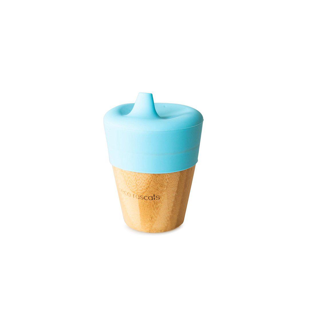 Eco Rascals Cup + Feeder - Blue-Sippy Cups-Blue- | Natural Baby Shower