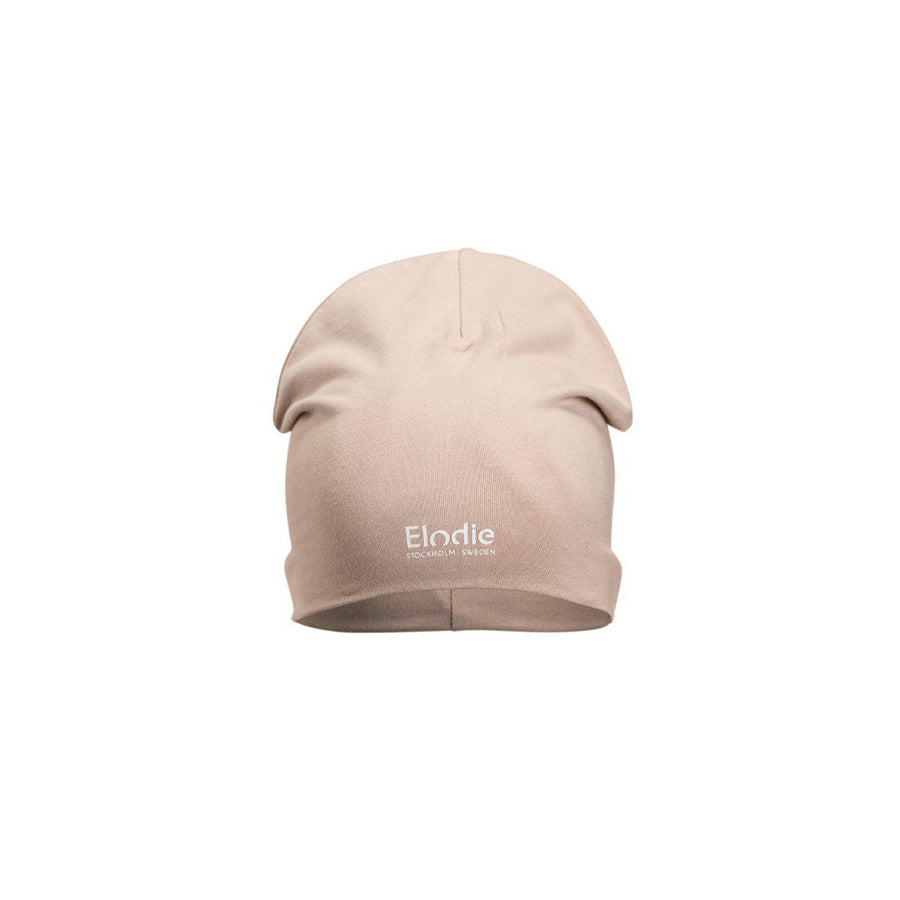 Outlet - Elodie Details LOGO Beanie - Powder Pink-Hats-Powder Pink-0-6m | Natural Baby Shower