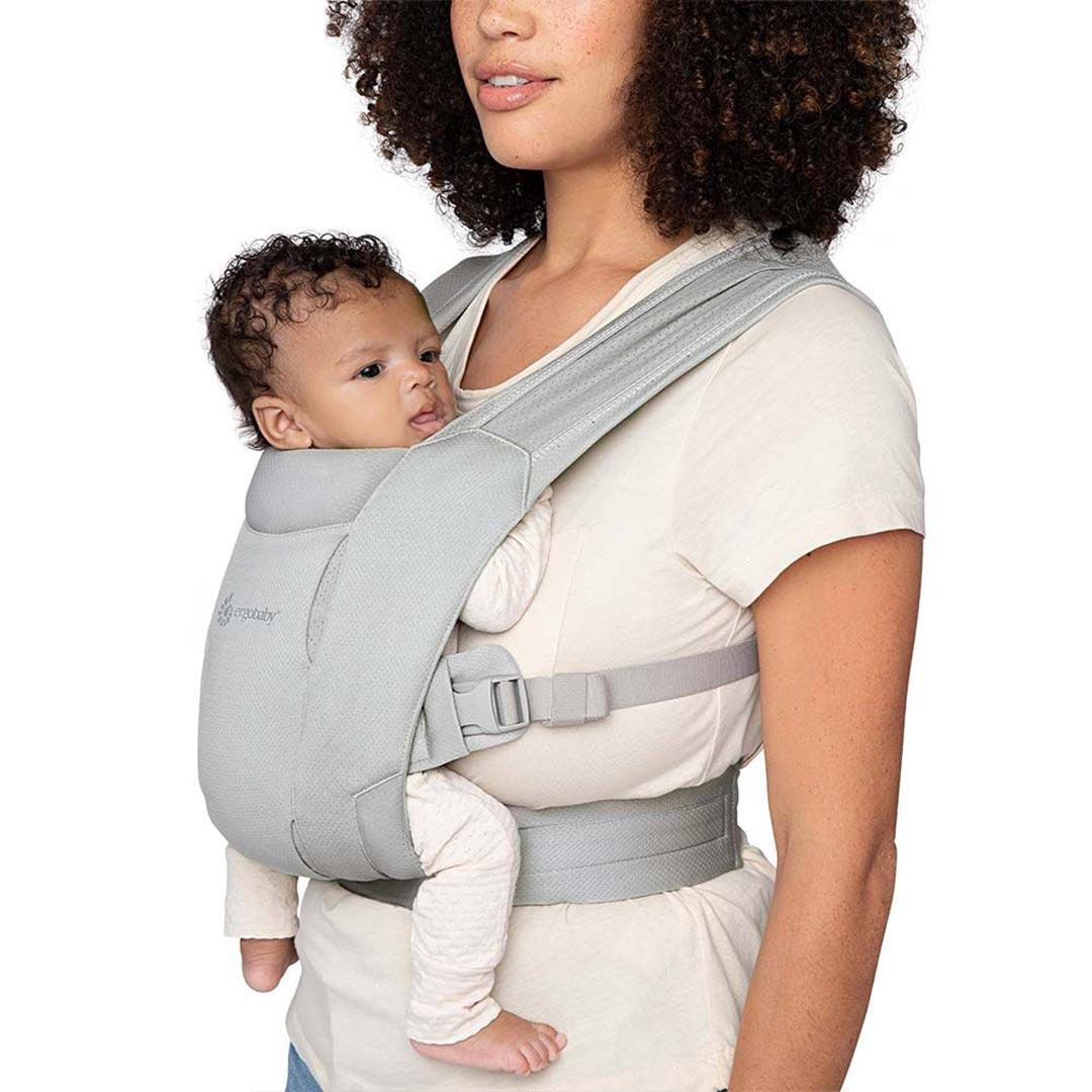 Ergobaby Embrace Newborn Carrier - Soft Grey-Baby Carriers- | Natural Baby Shower