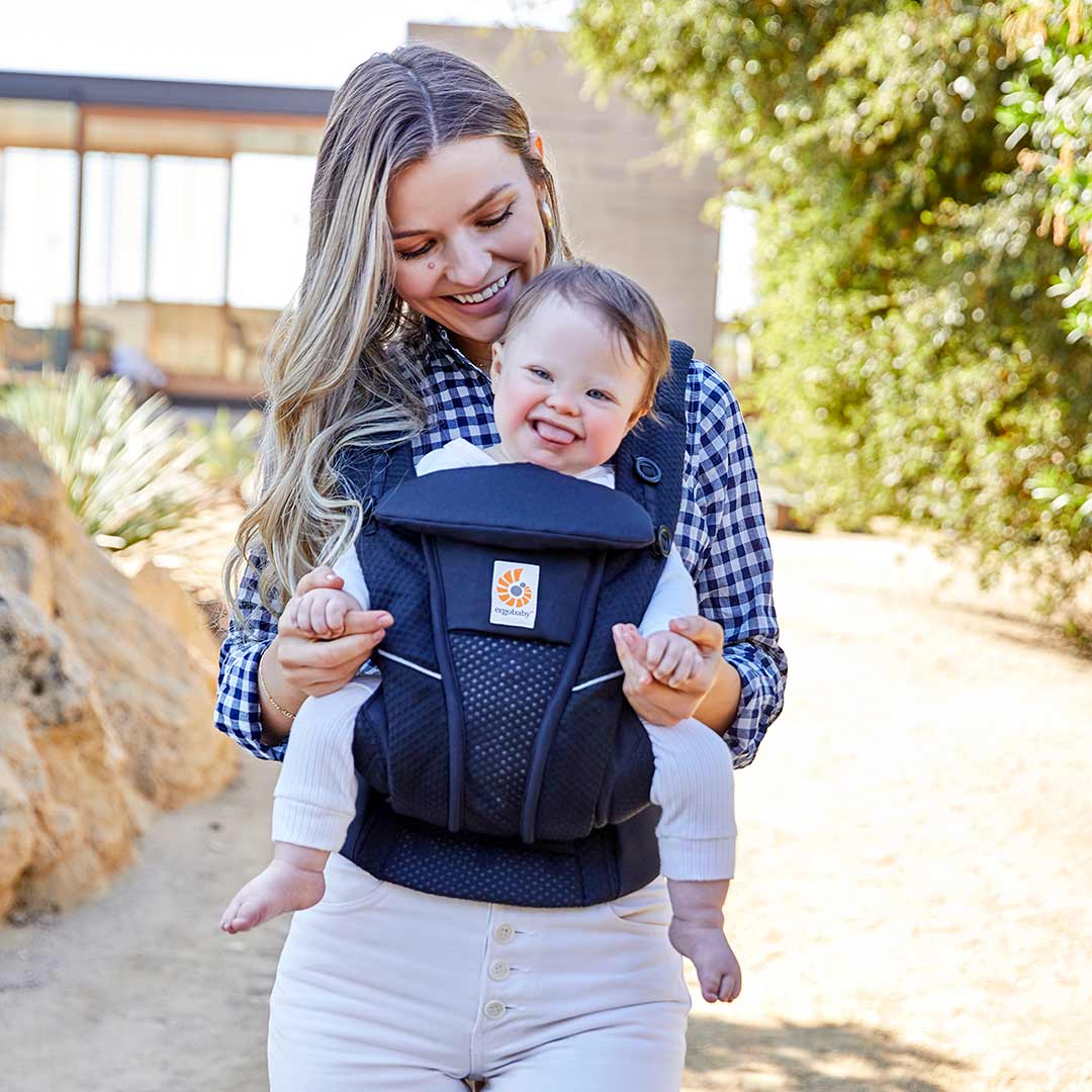 Ergobaby Omni Breeze Baby Carrier - Midnight Blue-Baby Carriers- | Natural Baby Shower