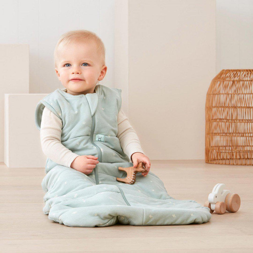 ergoPouch Jersey Sleeping Bag - Sage - TOG 2.5-Sleeping Bags-Sage-3-12m | Natural Baby Shower