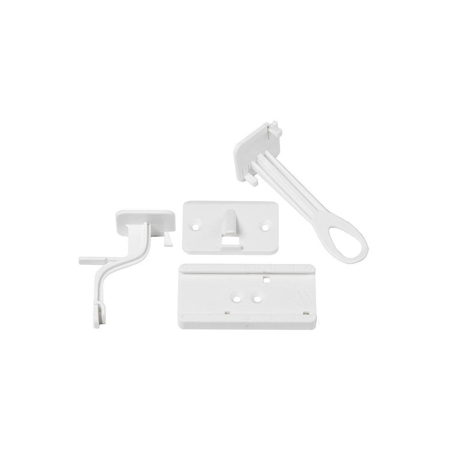 Fred Adhesive Lower Drawer Catches - Pure White V3 - 2 Pack-Home Safety-Pure White V3- | Natural Baby Shower