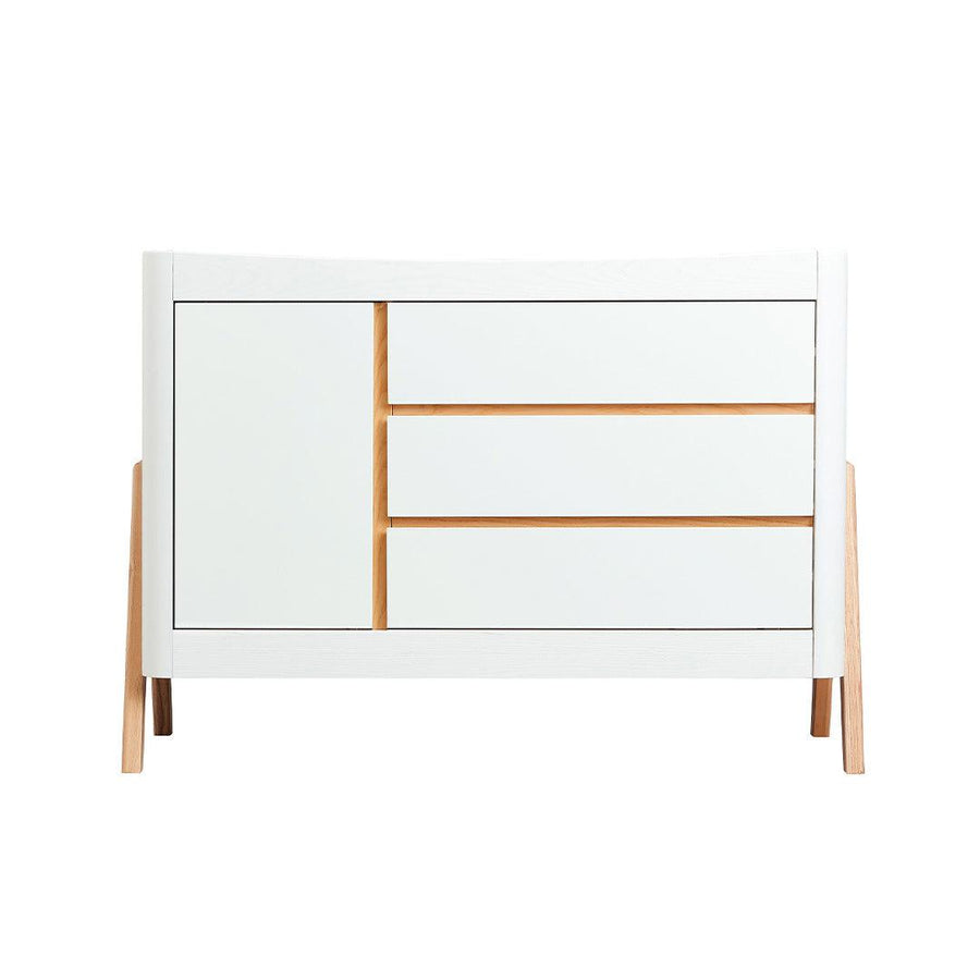 Gaia Hera Dresser - Scandi-White + Natural-Chests- | Natural Baby Shower