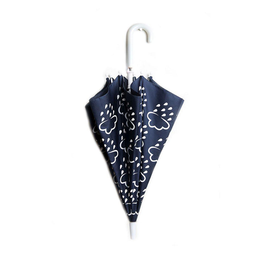 Grass & Air Colour-Revealing Umbrella - Navy-Umbrellas-Blue- | Natural Baby Shower