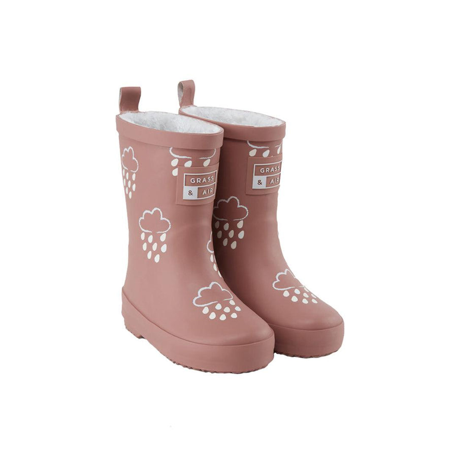 Grass & Air Colour-Revealing Wellies - Rose-Wellies-Rose-3 UK | Natural Baby Shower
