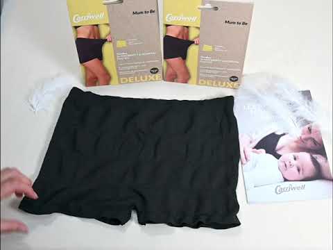 Carriwell Deluxe Maternity + Hospital Panties - Black - 2 Pack