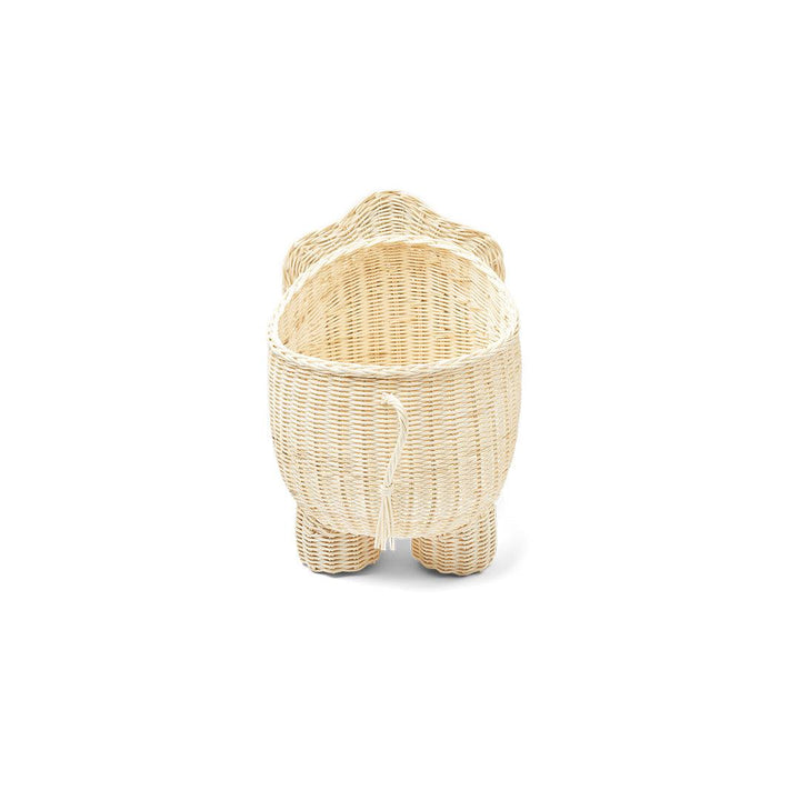 Liewood Anya Animal Rattan Basket - Natural - Lion-Storage Baskets-Natural-Lion | Natural Baby Shower