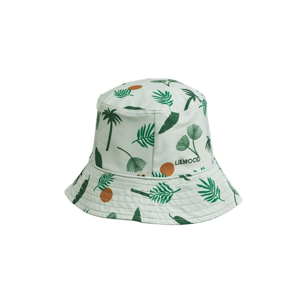 Liewood Matty Sun Hat - Jungle/Dusty Mint Mix-Hats-Dusty Mint Mix-6-9m | Natural Baby Shower