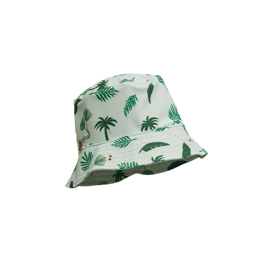 Liewood Matty Sun Hat - Jungle/Dusty Mint Mix-Hats-Dusty Mint Mix-6-9m | Natural Baby Shower