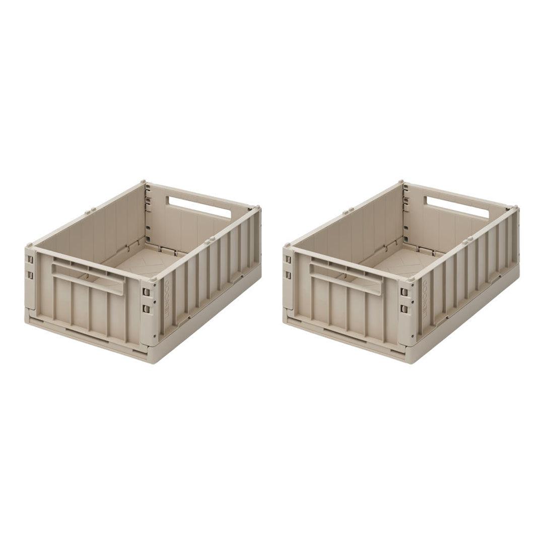 Liewood Weston Storage Boxes Sandy Medium Pack