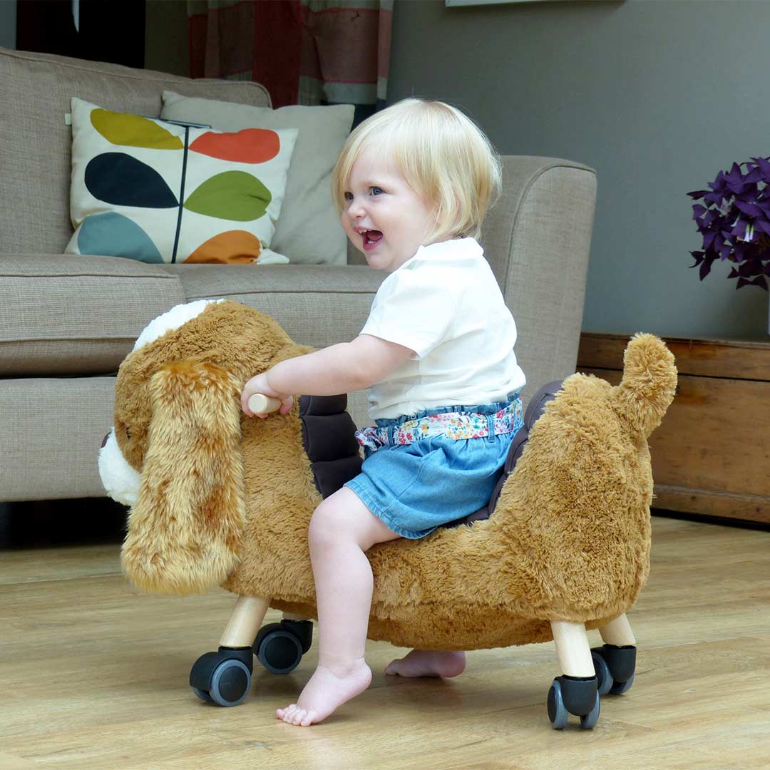 Little Bird Told Me - Ride-On Dog - Peanut Pup (12m+)-Ride-on Toys- | Natural Baby Shower