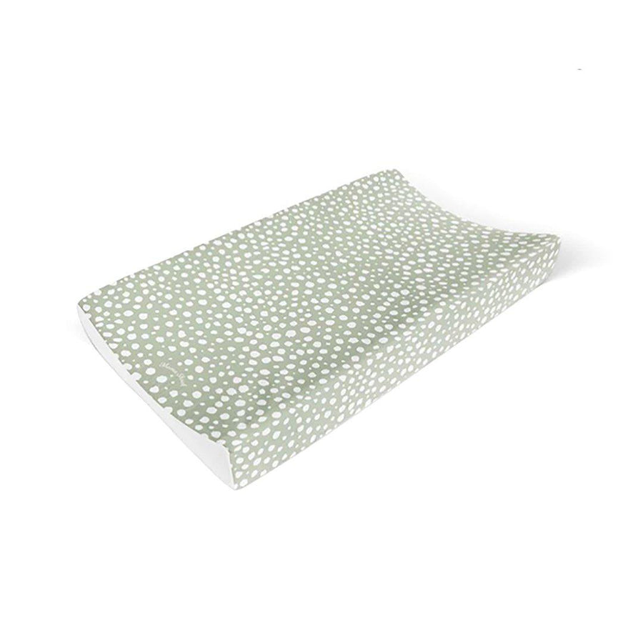 Mama Shack Anti Roll Changing Mat - Sage Spotty-Changing Mats- | Natural Baby Shower