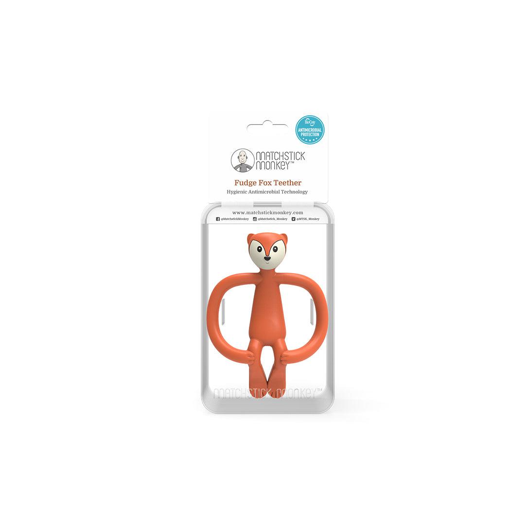 Matchstick Monkey Animal Teether - Fudge Fox-Teethers- | Natural Baby Shower