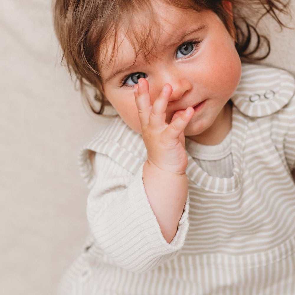 Outlet - Merino Kids Go Go Sleeping Bag - Standard Weight - Turtle Dove Stripe-Sleeping Bags-2-4y-Turtle Dove | Natural Baby Shower