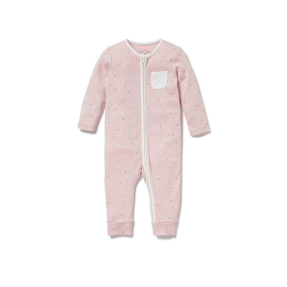 MORI Clever Zip Sleepsuit - Stardust-Sleepsuits-Stardust-NB | Natural Baby Shower