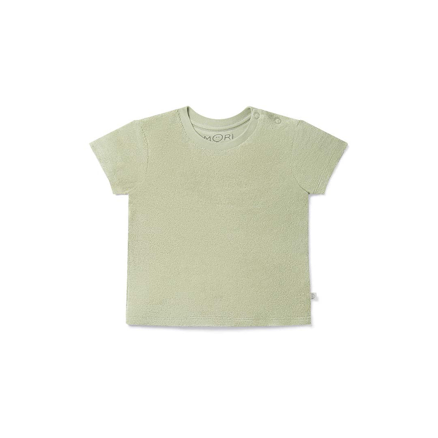 MORI T-Shirt - Sage-Tops-Sage-3-6m | Natural Baby Shower