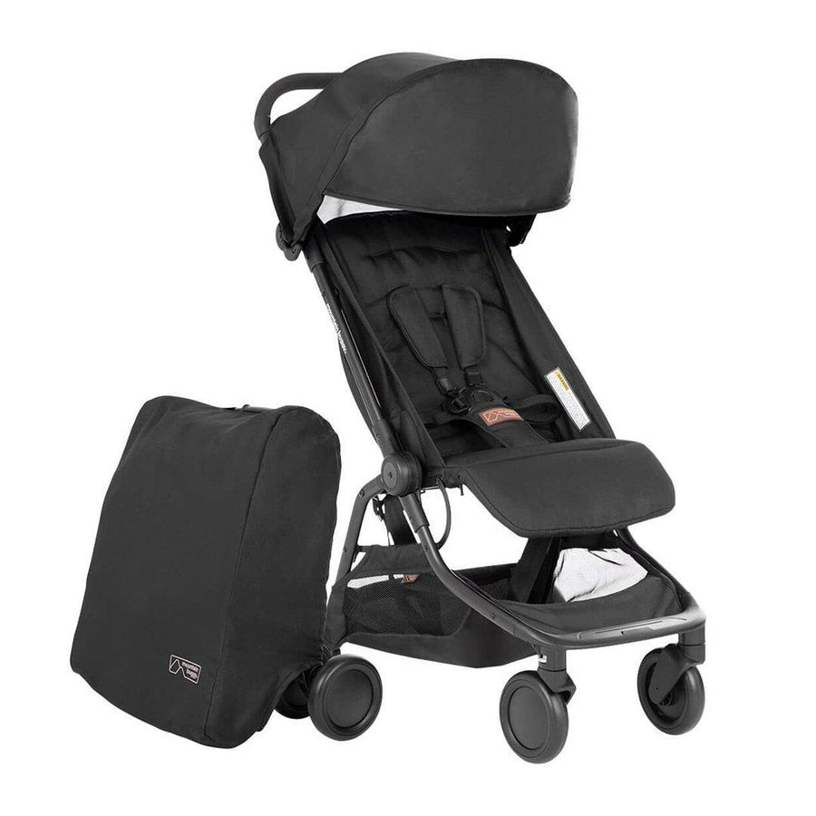 Mountain Buggy Nano Pushchair - Black-Strollers- | Natural Baby Shower