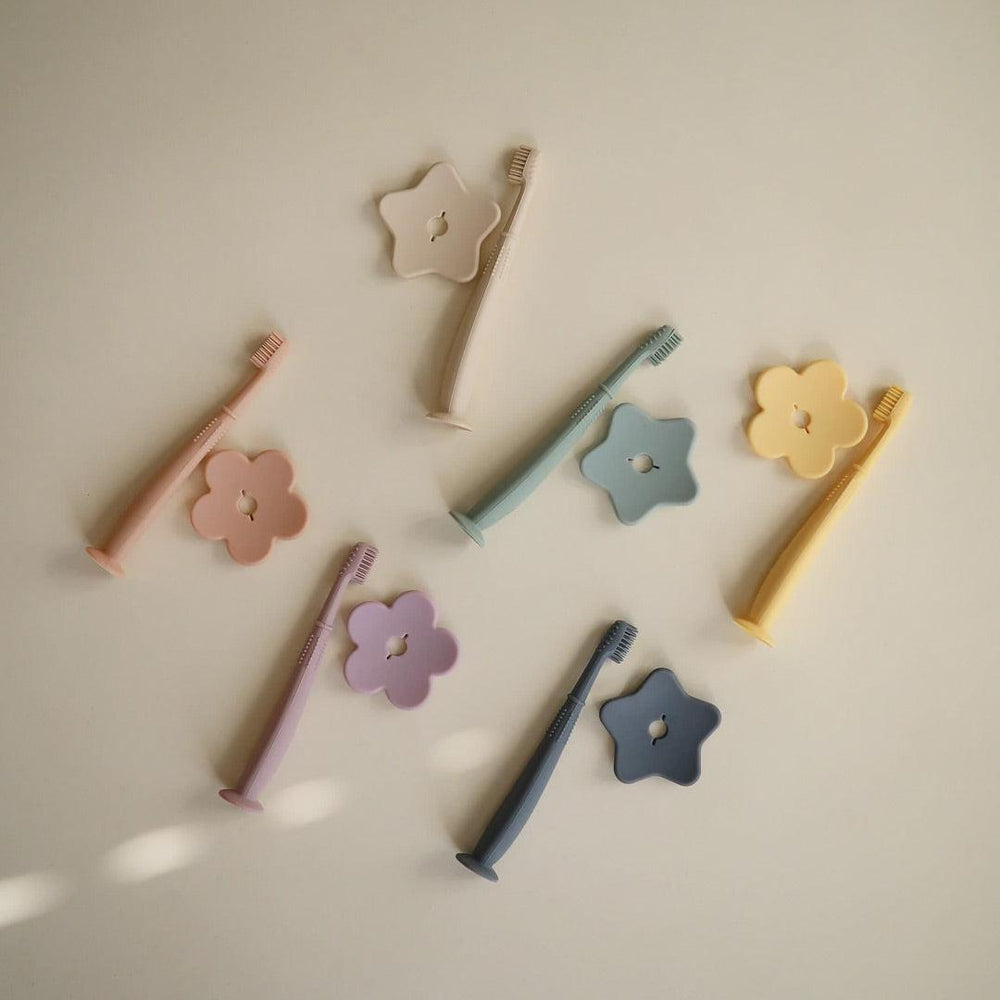 Mushie Training Toothbrush - Star - Tradewinds-Toothcare- | Natural Baby Shower