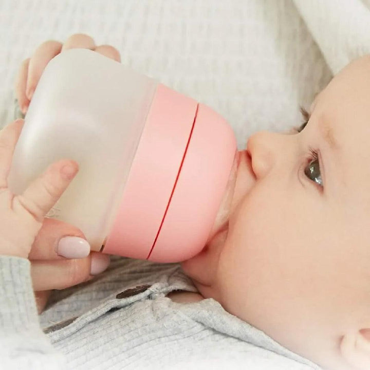 Nanobebe Ultimate Newborn Baby Bottle Feeding Set - Pink-Baby Bottles- | Natural Baby Shower