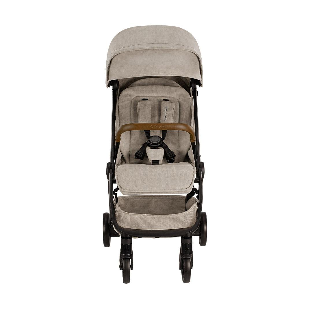 Nuna TRVL Compact Stroller - Hazelwood-Strollers-No Travel Bag + Raincover- | Natural Baby Shower