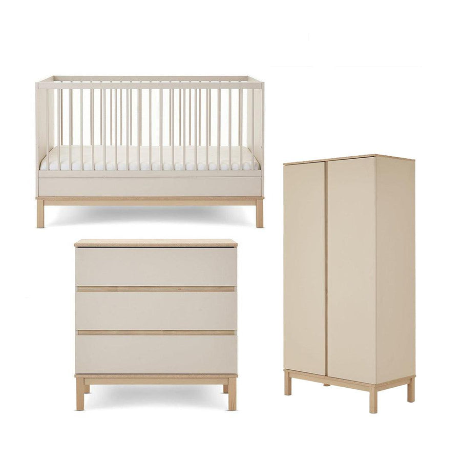 Obaby Astrid 3 Piece Room Set - Satin-Nursery Sets-Satin-No Mattress | Natural Baby Shower